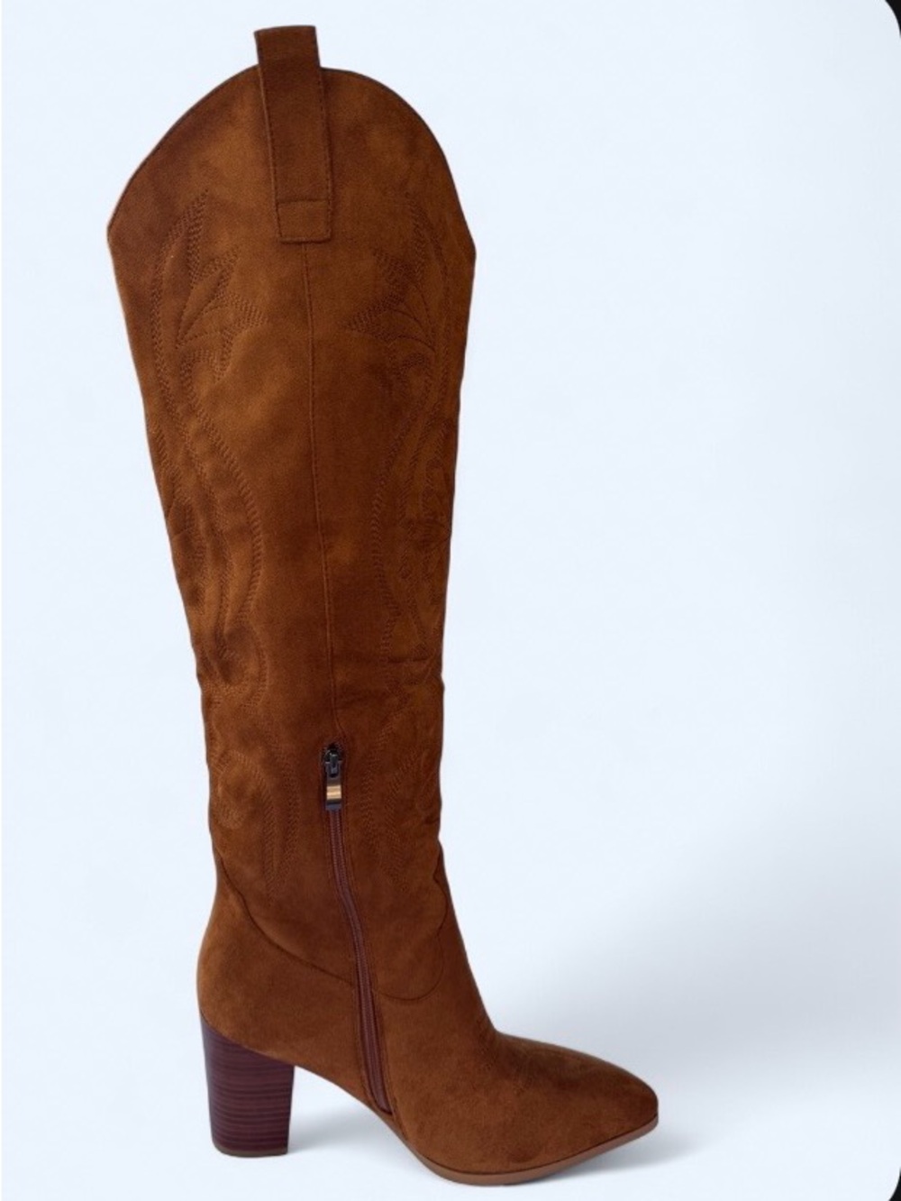 Brand new Brown Suede Knee-High Women's Boots size 10.5